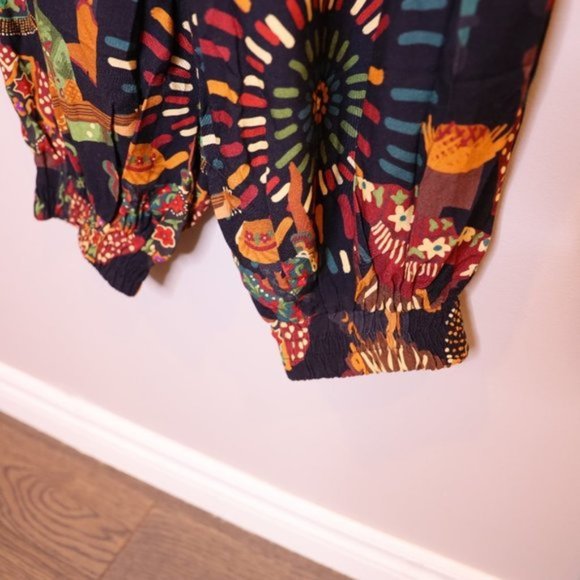 SOLD - Anthropologie Farm Rio Printed Dancer Tassel Pants Sz S - Picture 7 of 8